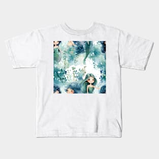 Mermaids Pattern 25 Kids T-Shirt